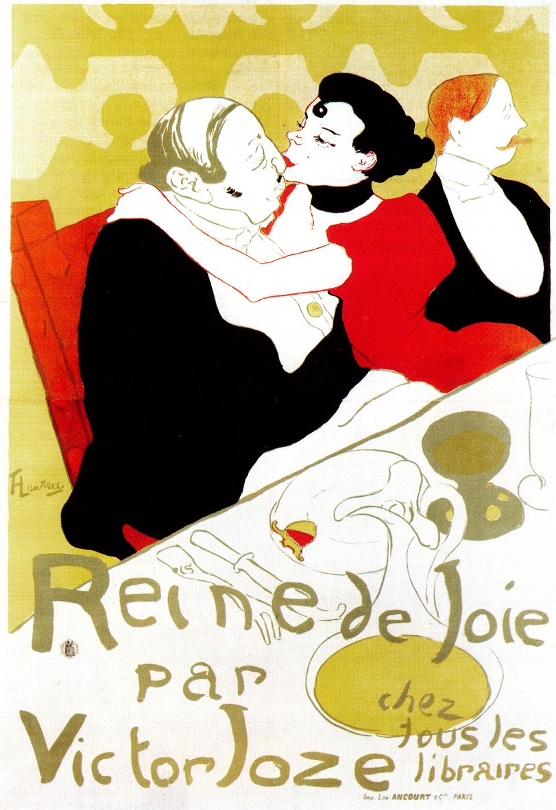 Koningin van Vreugde door Henri de Toulouse Lautrec