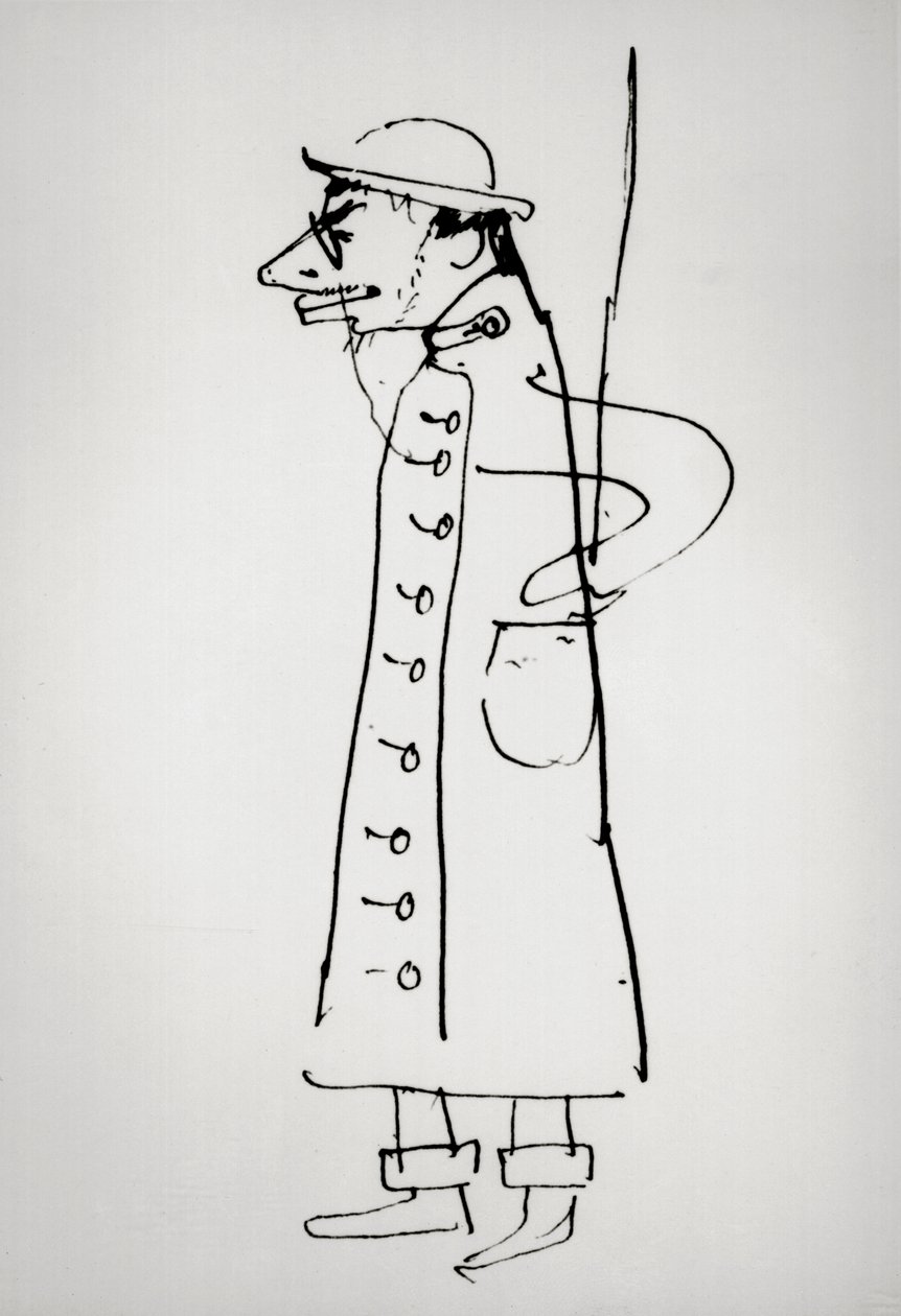 Zelfportret, c.1885 door Henri de Toulouse Lautrec