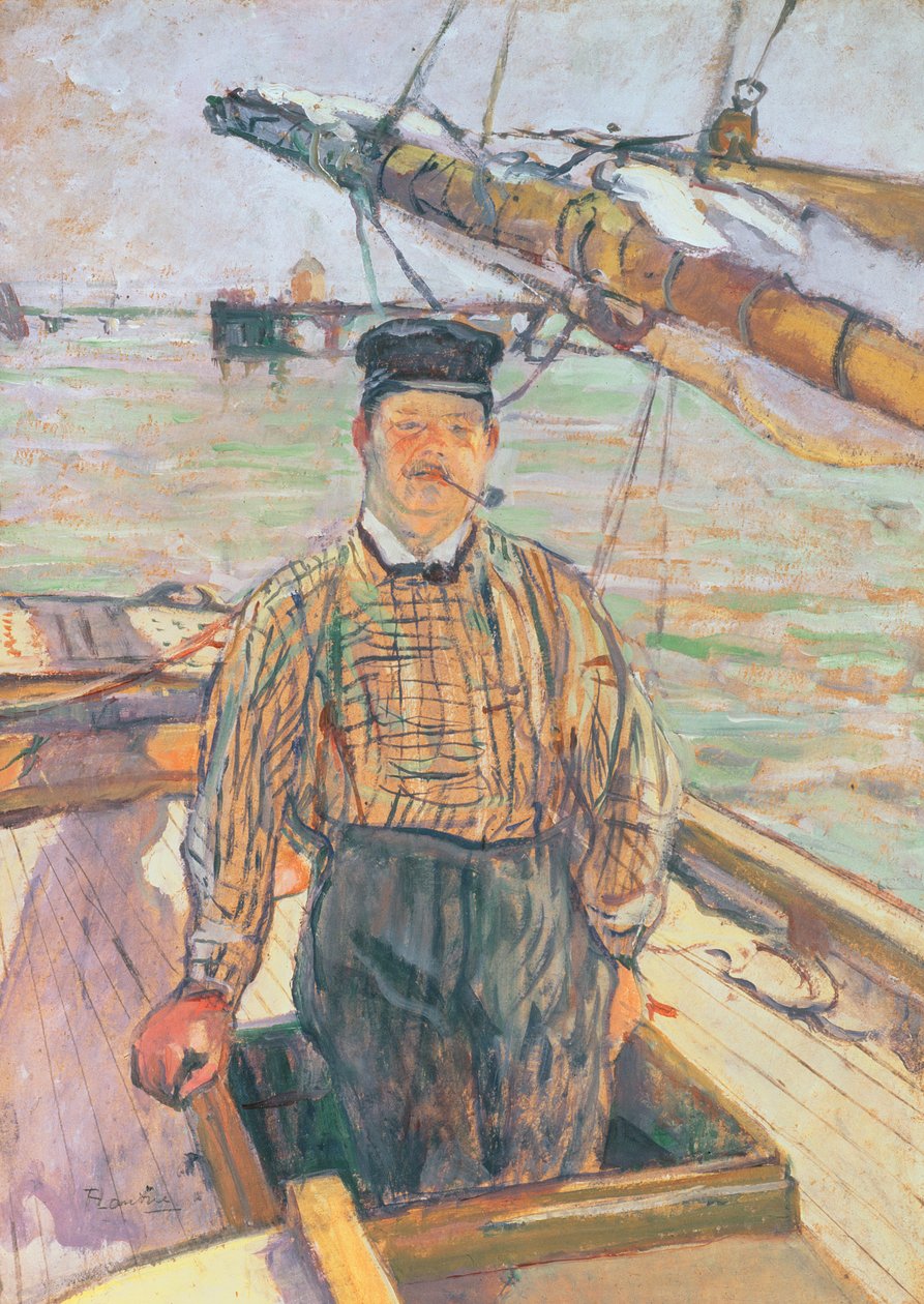Emile Davoust, 1889 door Henri de Toulouse Lautrec