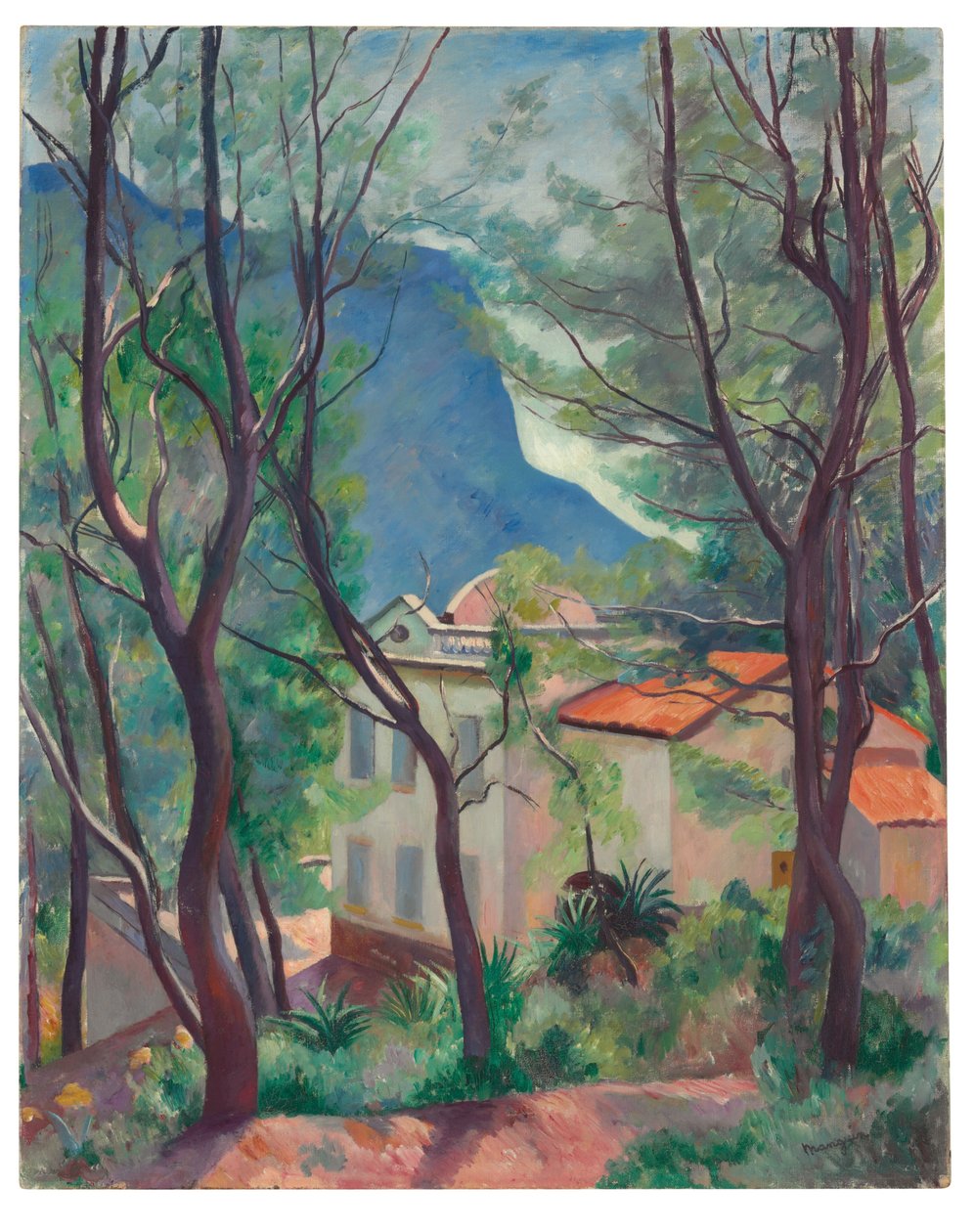 Het huis in de bomen, Villecroze door Henri Charles Manguin