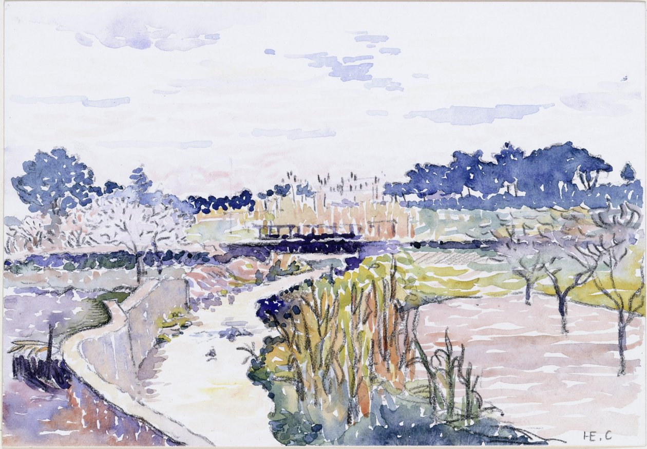 Tuinlandschap door Henri-Edmond Cross