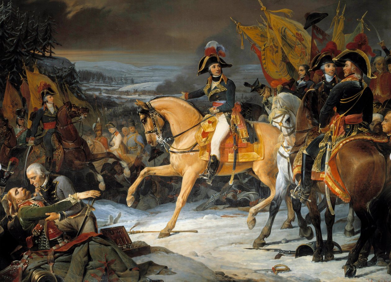 De Slag bij Hohenlinden op 3 december door Henri Frederic Schopin