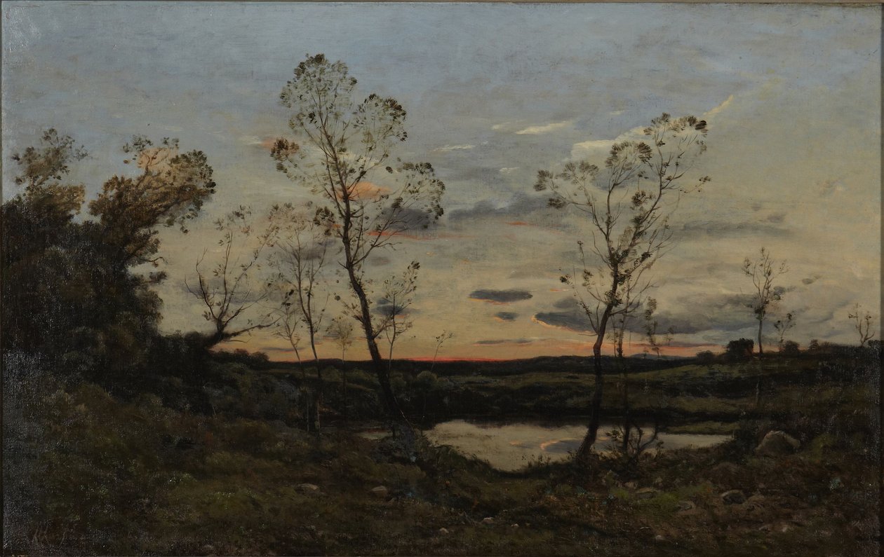 Landschap door Henri-Joseph Harpignies