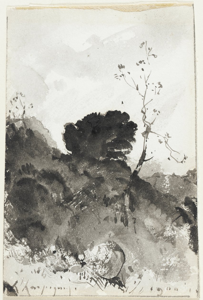 Landschap door Henri-Joseph Harpignies