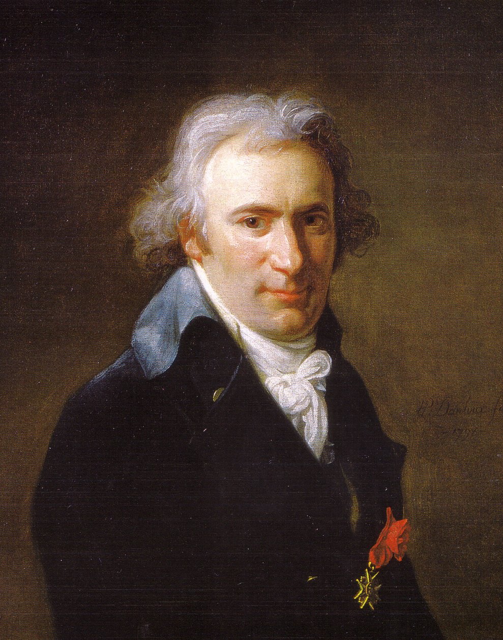 Jean-Baptiste Canthaney, bekend als Cléry, kamermeester van Lodewijk XVI (1759-1809) door Henri Pierre Danloux