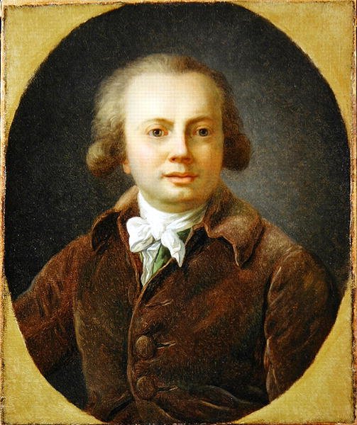 Portret van een jonge man door Henri Pierre Danloux