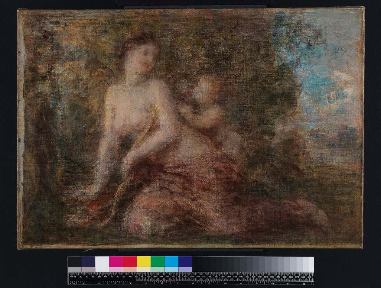 Venus en Cupido, voor 1904 door Henri (attr. to) Fantin Latour