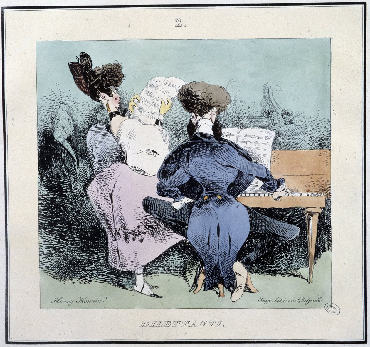 Dilettanten (jonge mannen die zingen en piano spelen) - in 