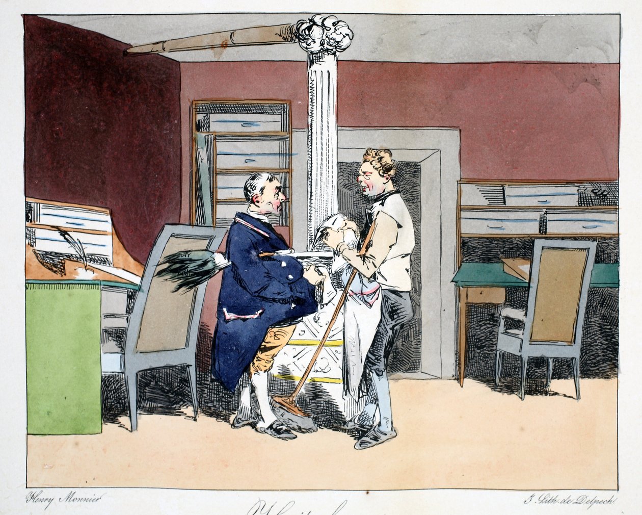Acht uur, illustratie uit 