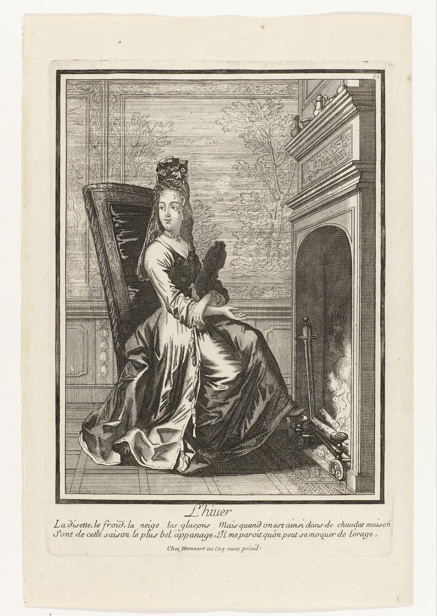 Winter door Henri Bonnart (possibly)