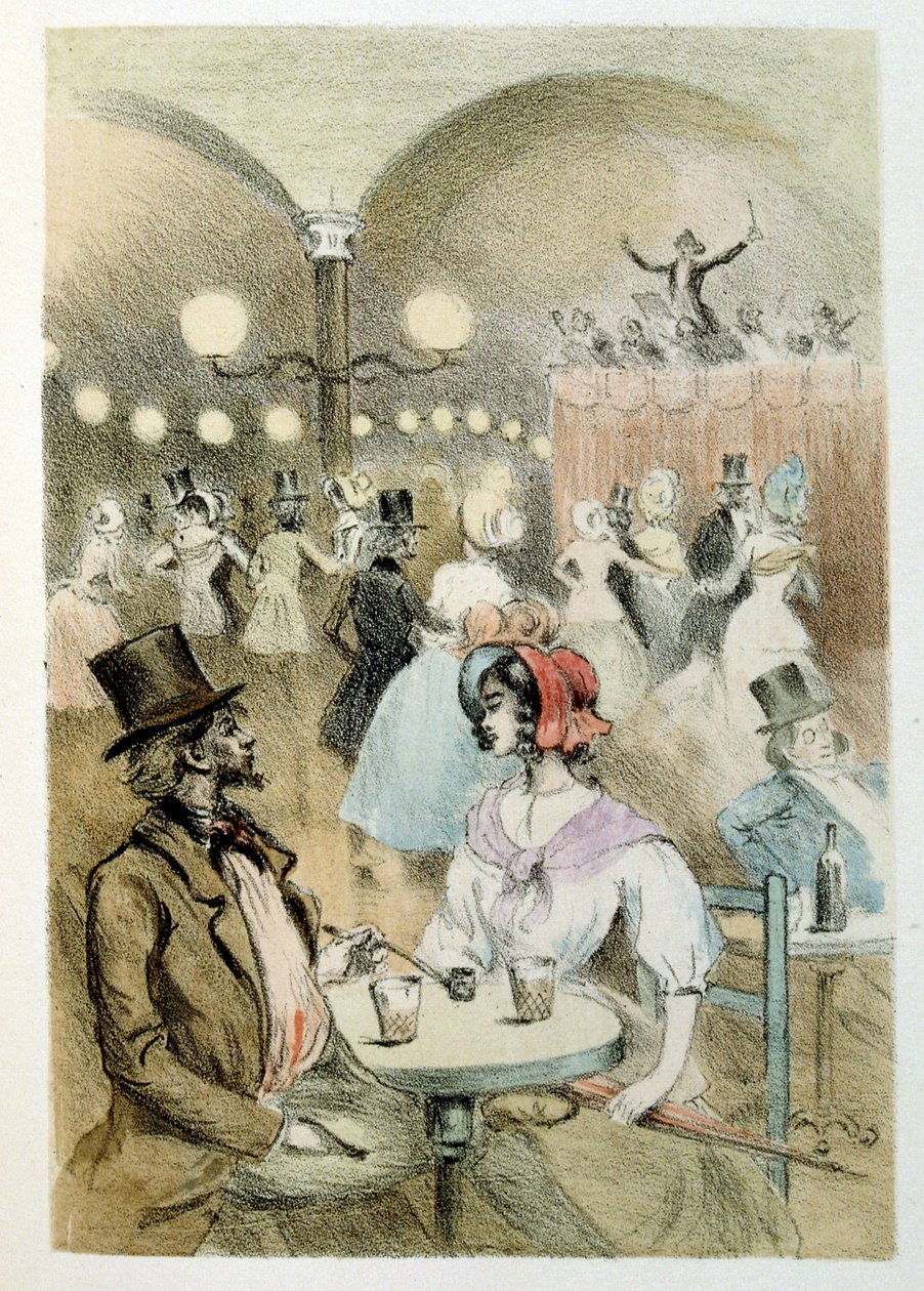 Illustratie door Henri Boutet, voor 