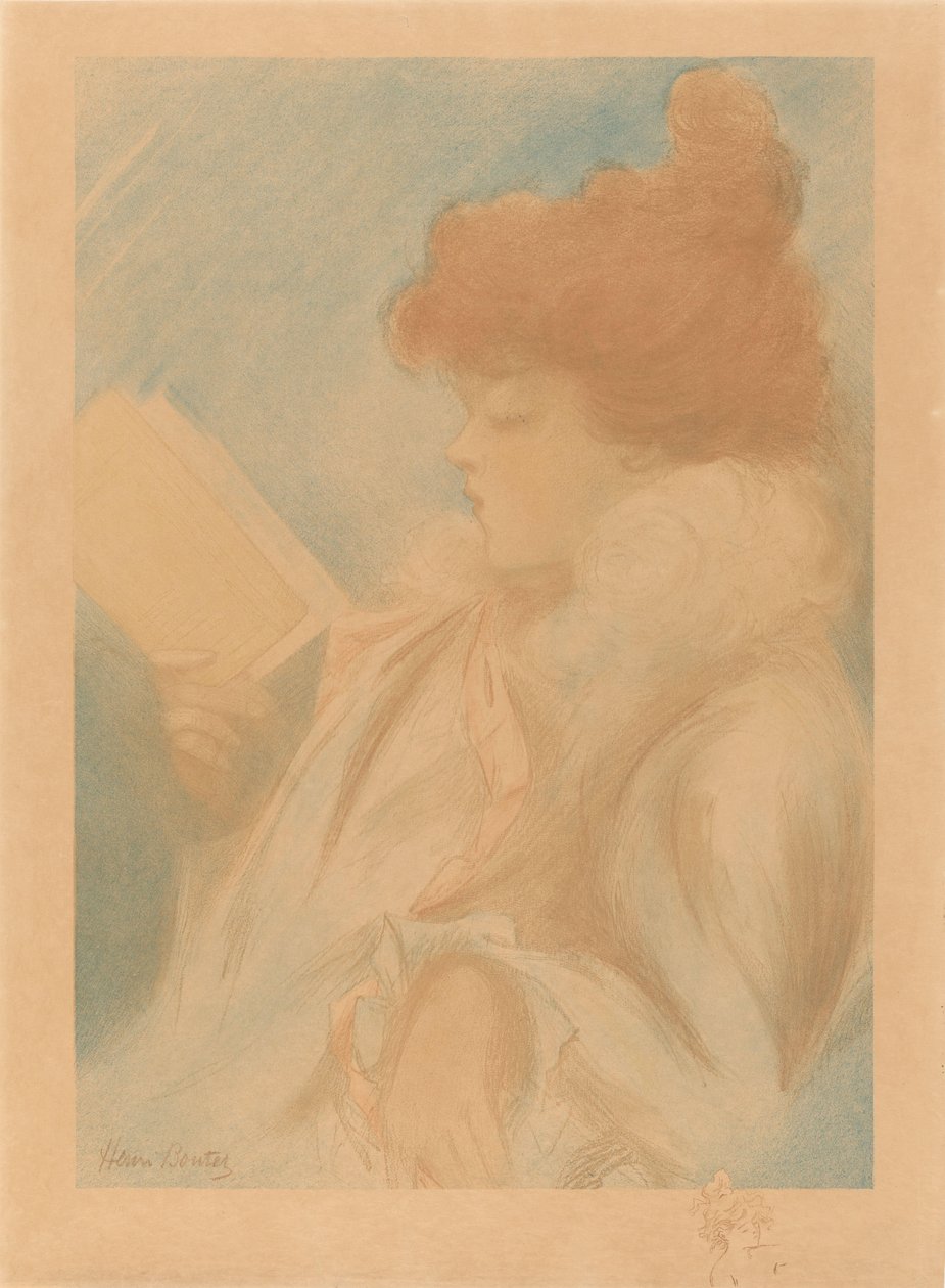 Lezende vrouw door Henri Boutet