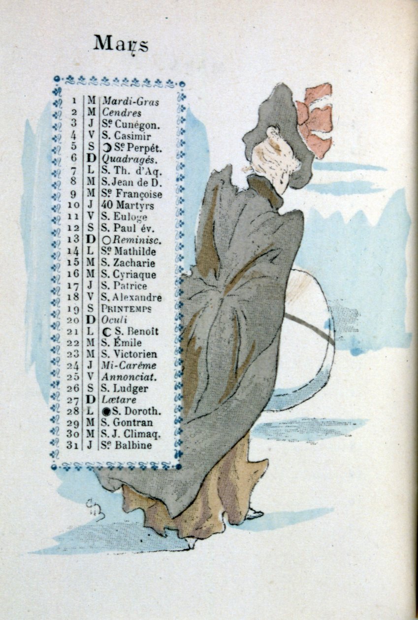 Maart door Henri Boutet