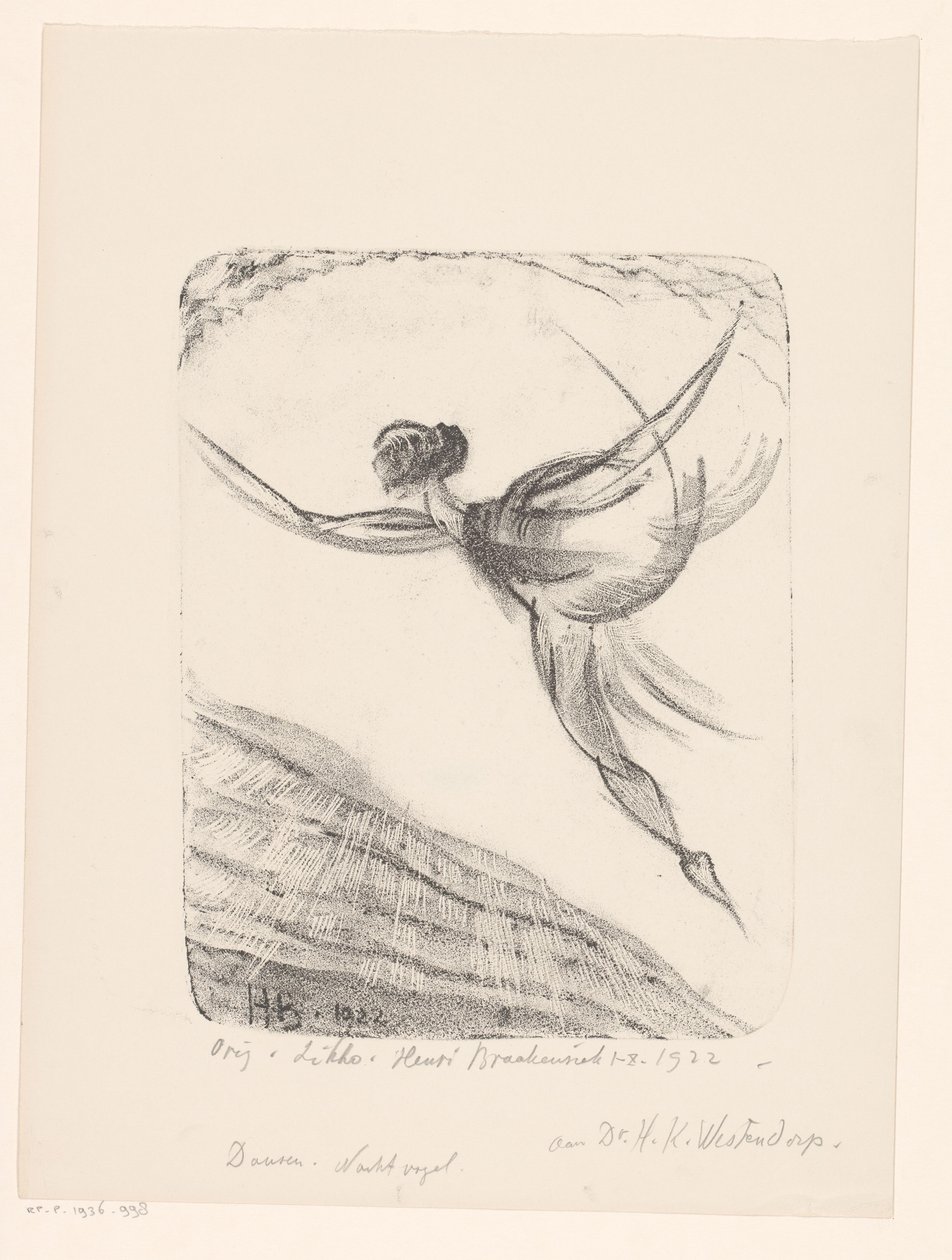 Dansen. Nachtvogel door Henri Braakensiek (signed by artist)
