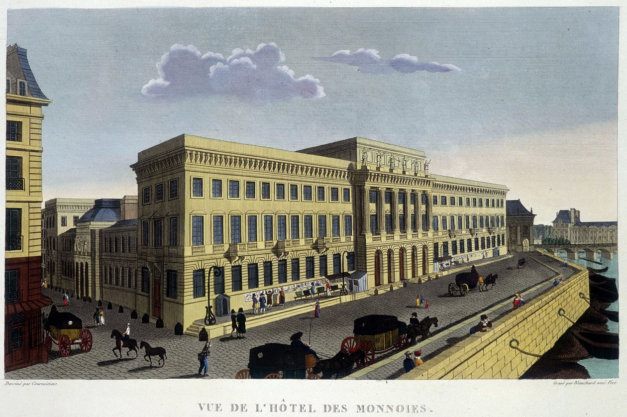 Hôtel des Monnins, rond 1820 in 