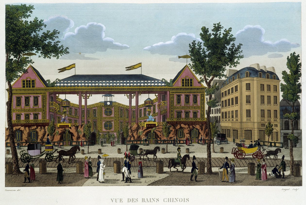 De Chinese baden, circa 1820 in 