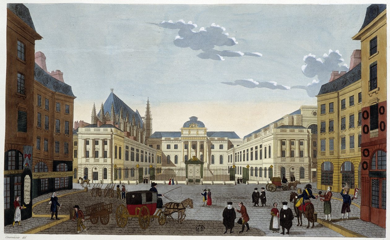 Zicht op de Courvoisier Courvoisier door Henri Courvoisier Voisin