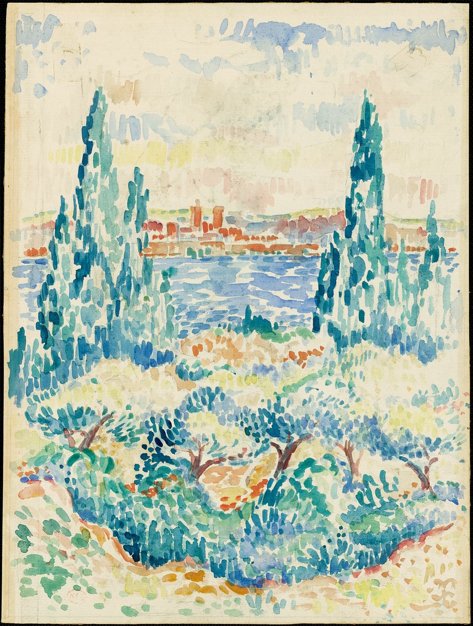 Antibes door Henri Edmond Cross