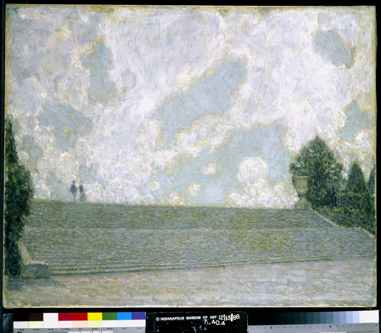 Trappen van het paleis van Versailles door Henri Eugene Augustin Le Sidaner