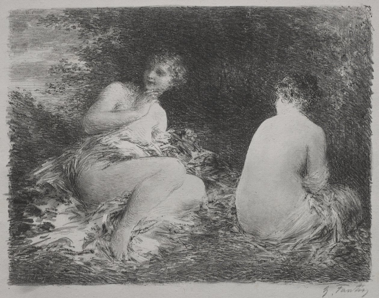 Baden door Henri Fantin-Latour