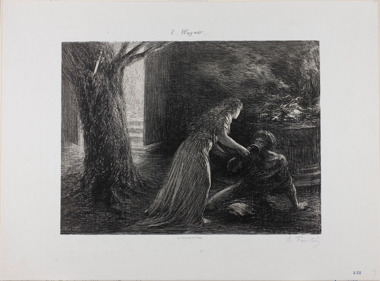 Debuut van de Walkure door Henri Fantin-Latour