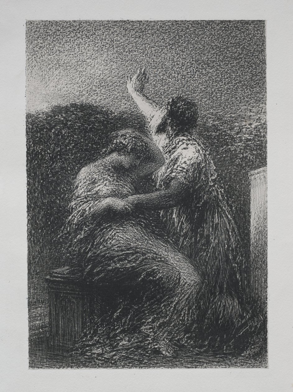 De magiër Baltazar en Fatime door Henri Fantin-Latour
