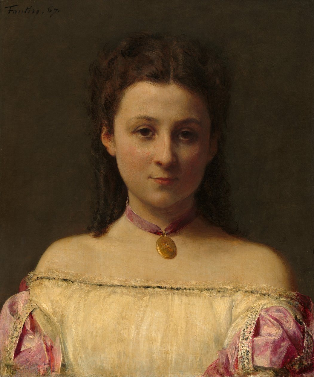 Mademoiselle de Fitz-James door Henri Fantin-Latour