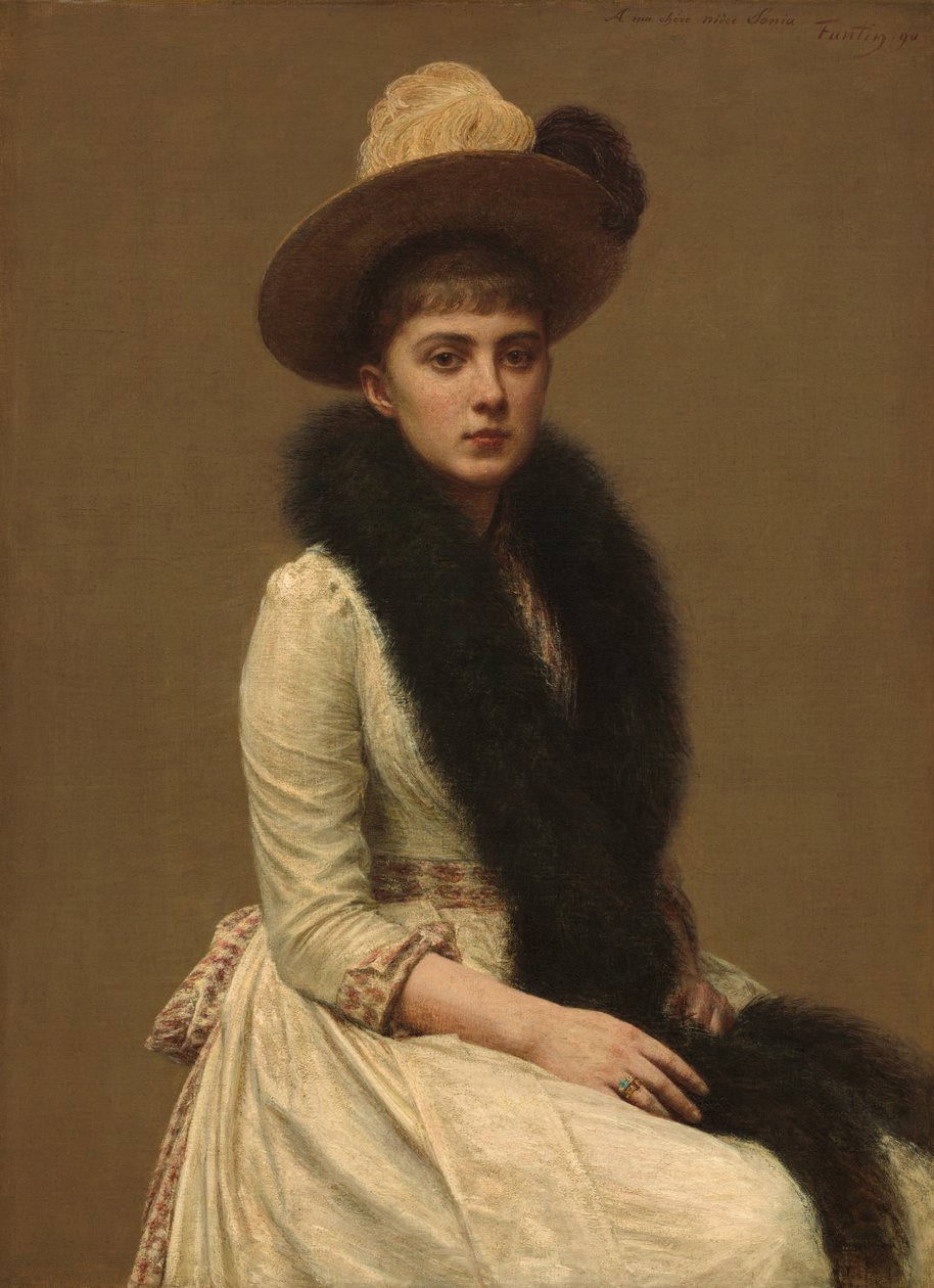 Portret van Sonia door Henri Fantin-Latour