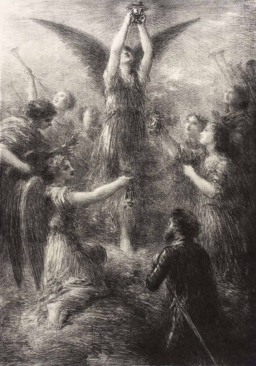 Prelude tot Lohengrin door Henri Fantin-Latour
