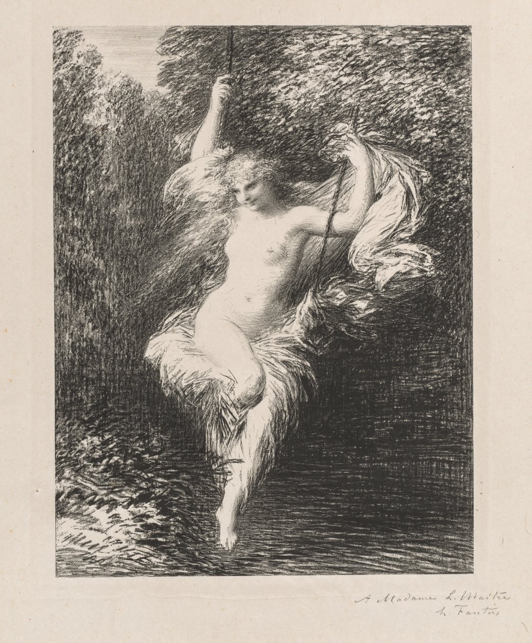 Sarah de Baadster door Henri Fantin-Latour