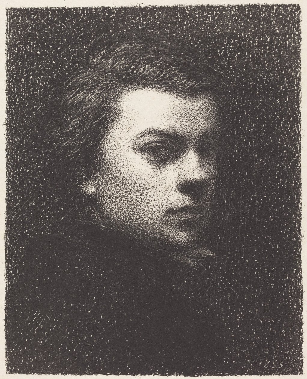 Zelfportret op zeventienjarige leeftijd door Henri Fantin-Latour