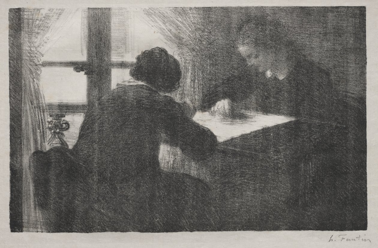 De Borduursters door Henri Fantin-Latour