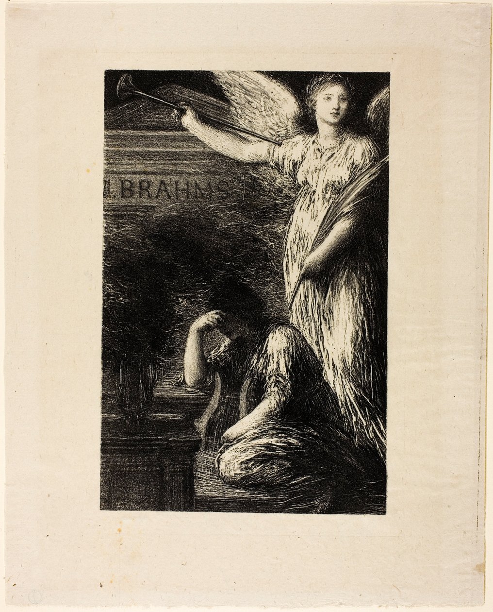 Aan J. Brahms door Henri Fantin-Latour