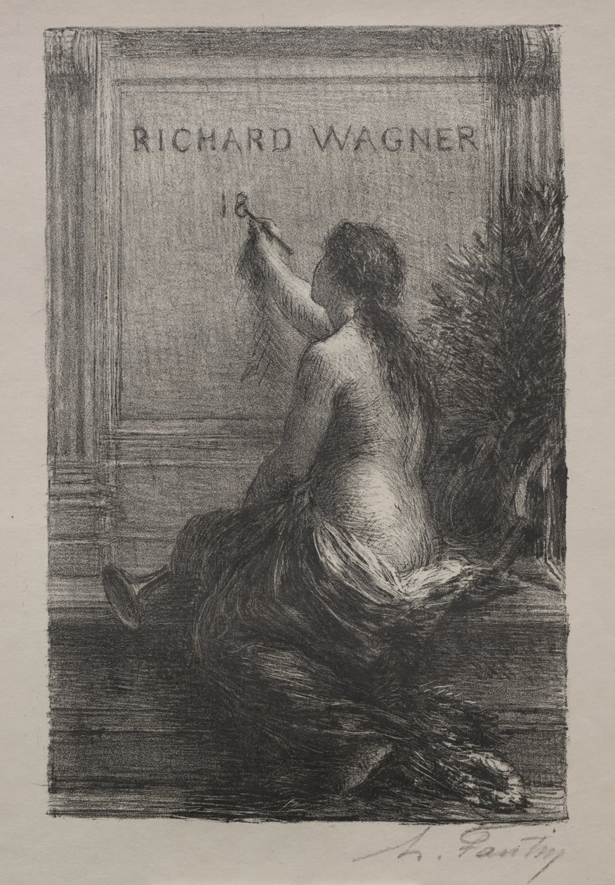 Onsterfelijkheid door Ignace Henri Jean Fantin-Latour