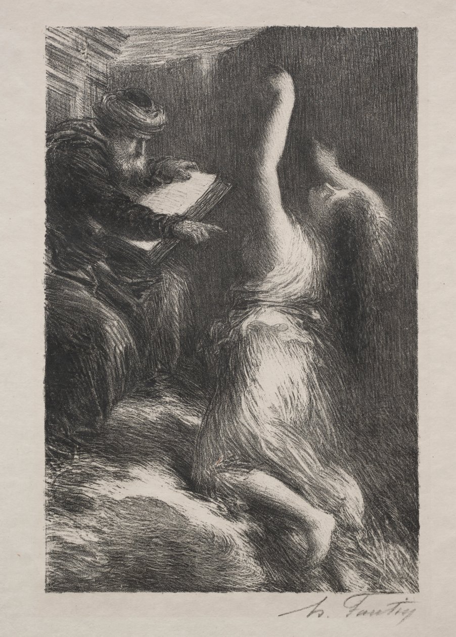 Parsifal, Act II: Oproeping van Kundry door Ignace Henri Jean Fantin Latour