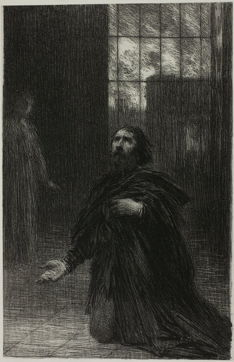 Rienzi, akte V: Het gebed van Rienzi door Henri Fantin Latour