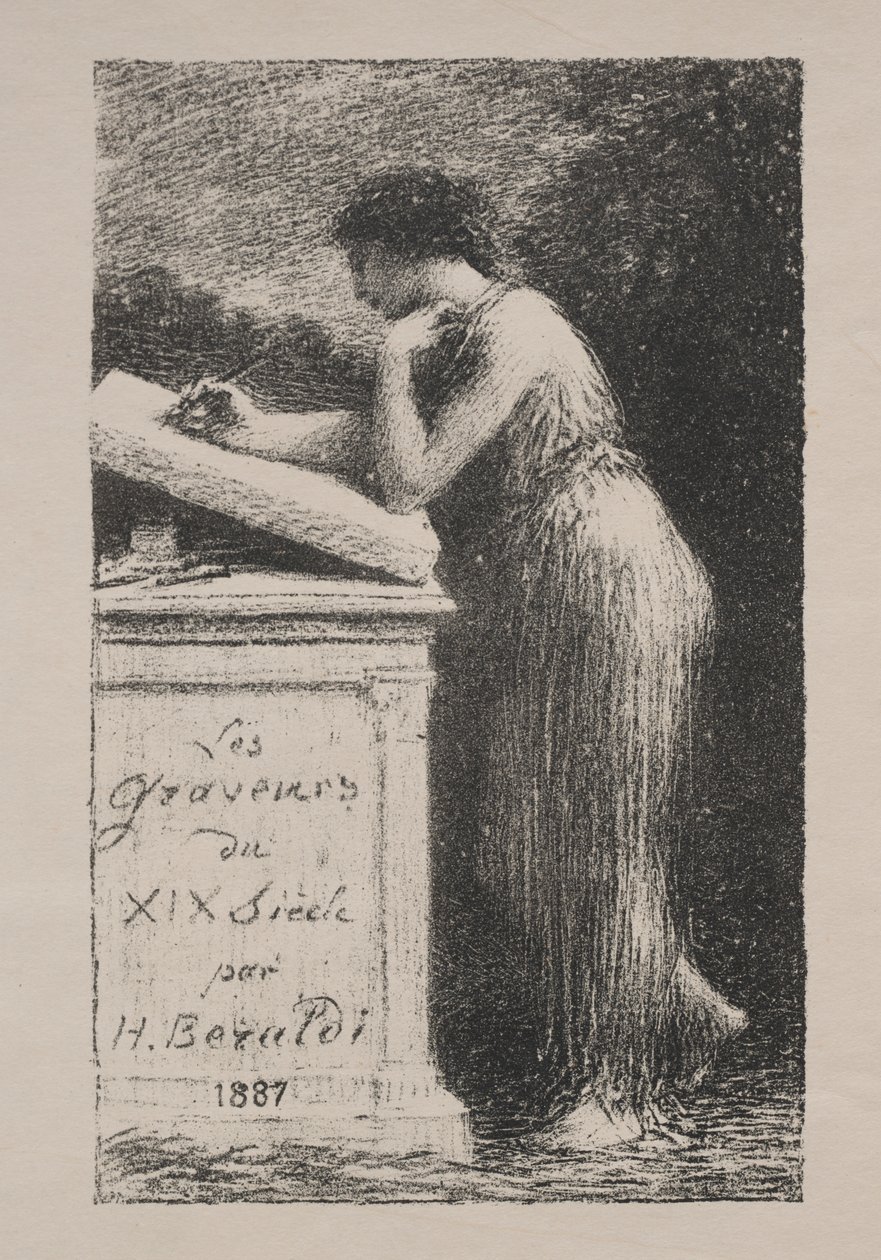 De Lithografie door Ignace Henri Jean Fantin Latour
