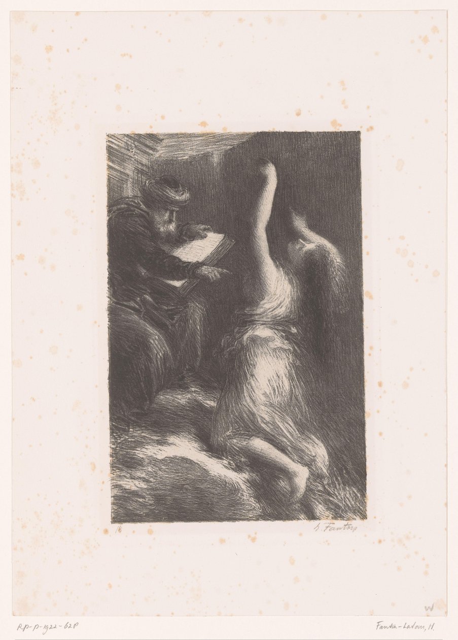 Tovenaar Klingsor roept Kundry op Leven en werken van Richard Wagner door Ignace Henri Jean Fantin Latour