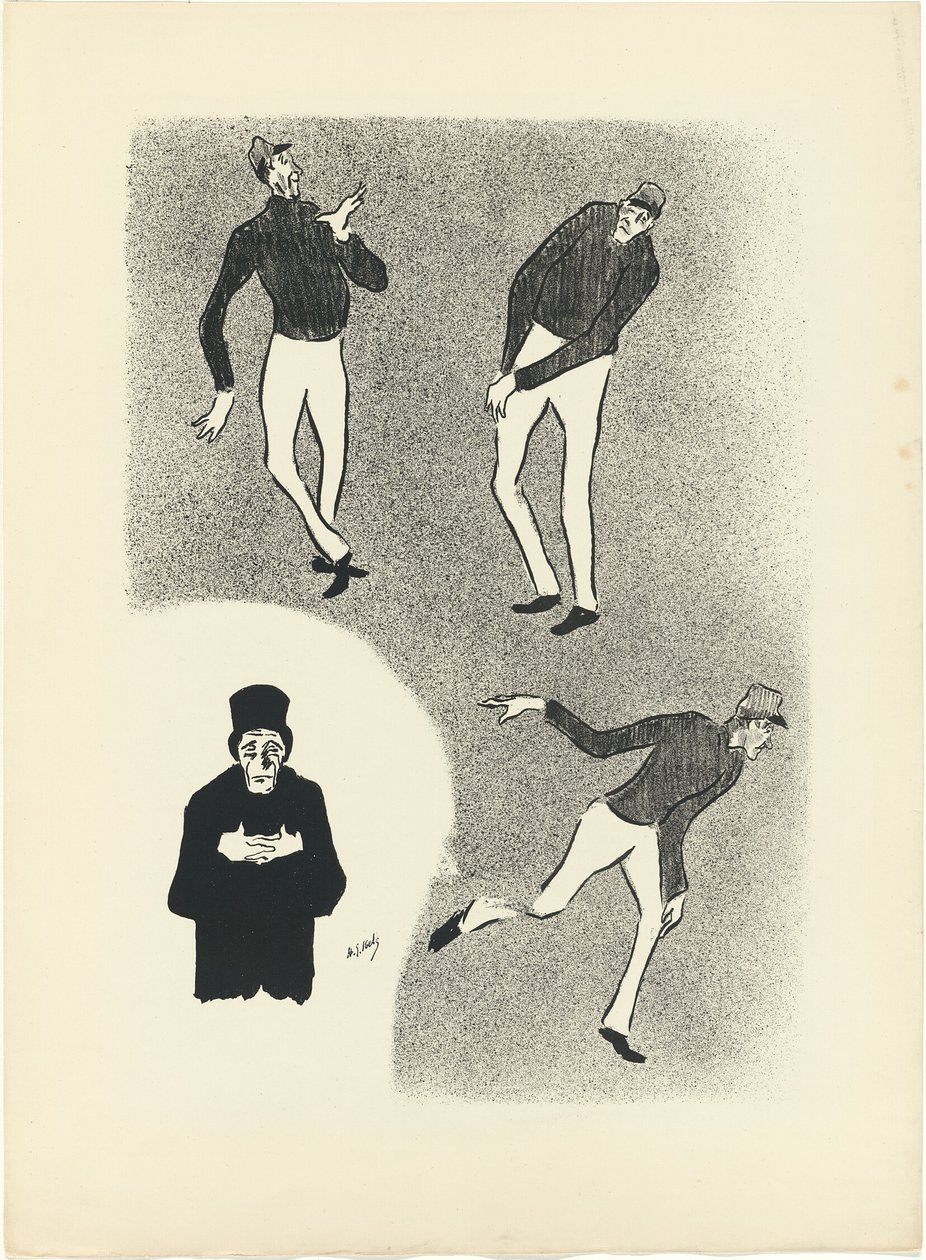 Ouvrard, van Le Café-Concert door Henri Gabriel Ibels