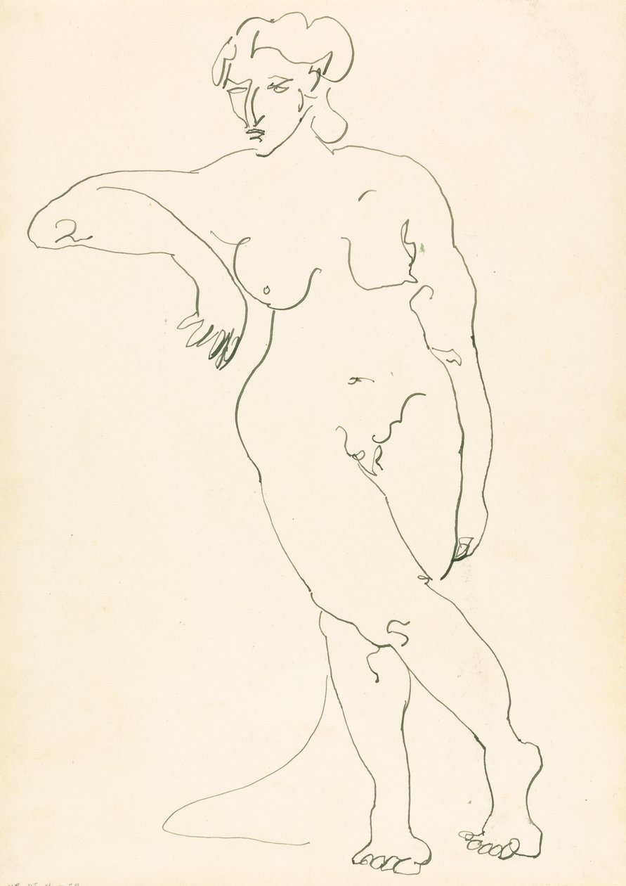 Staande Vrouwelijke Figuur door Henri Gaudier Brzeska