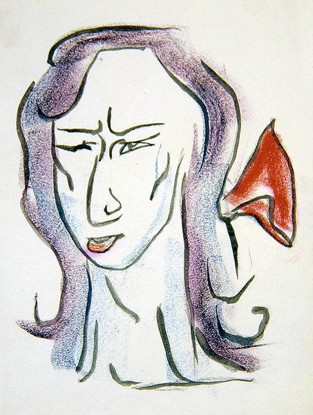 De Gravin van Oxford en Asquith door Henri Gaudier Brzeska