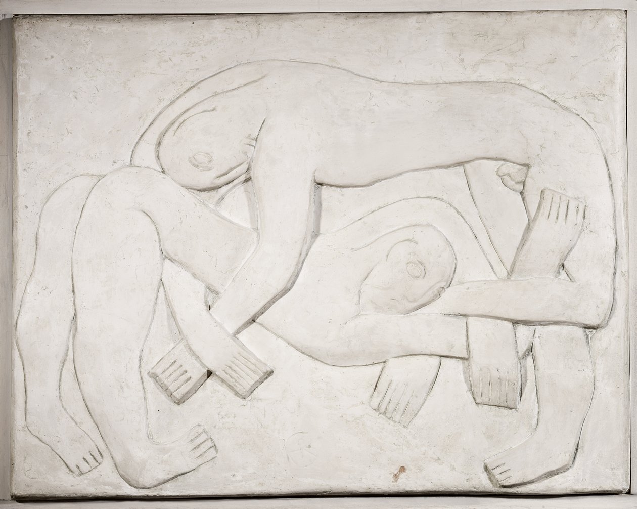 Worstelaars, 1914 ; 1965 door Henri Gaudier Brzeska