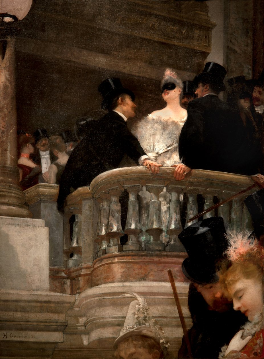 Het Operabal door Henri Gervex