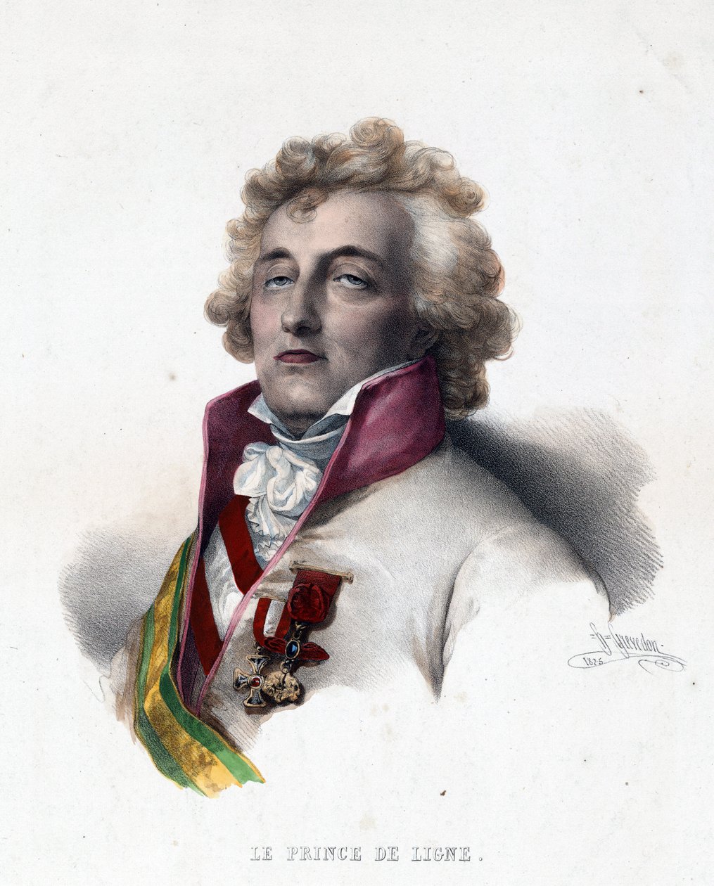 Portret van Charles-Joseph, Prins de Ligne door Henri Grevedon