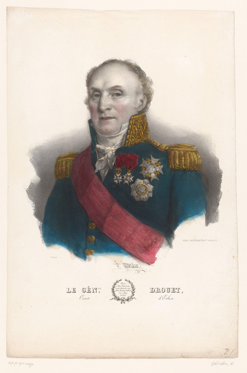 Portret van Jean-Baptiste Drouet d