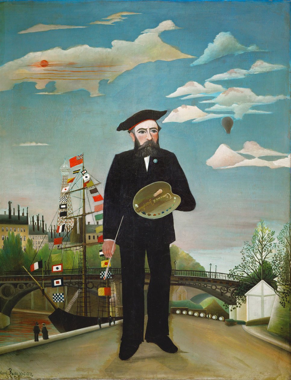 Moi-meme door Henri J.F. (1844 1910) Rousseau