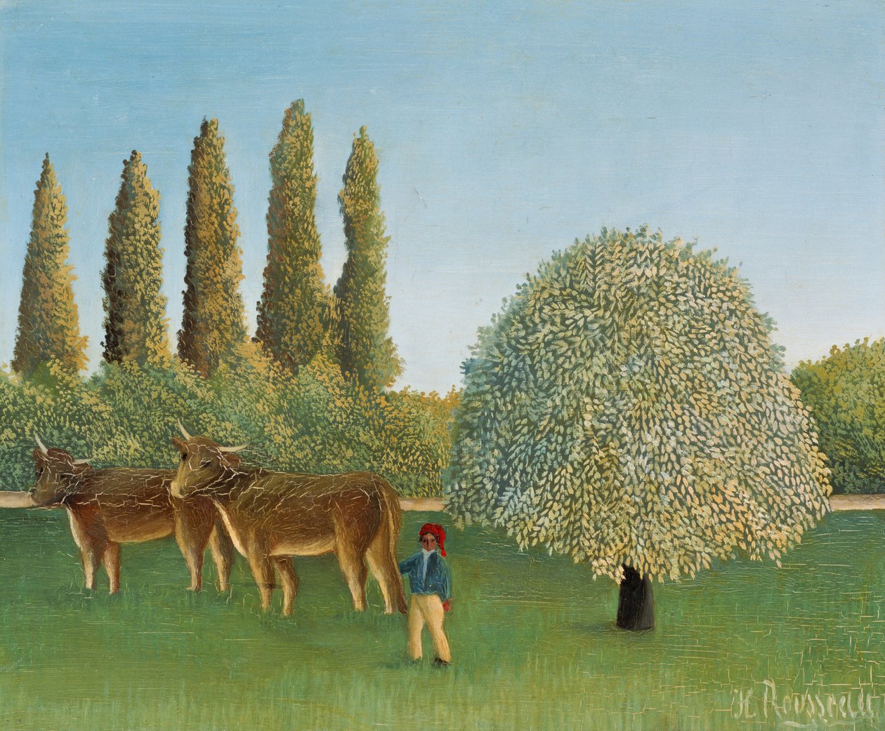 Weideland (De Weide) door Henri Rousseau