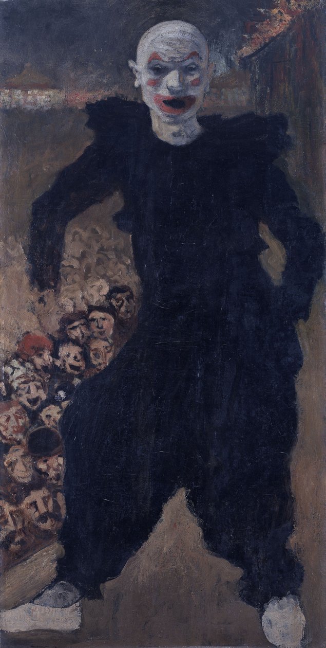 De clown, ca. 1898-99 (olieverf op doek) door Henri Jacques Edouard Evenepoel