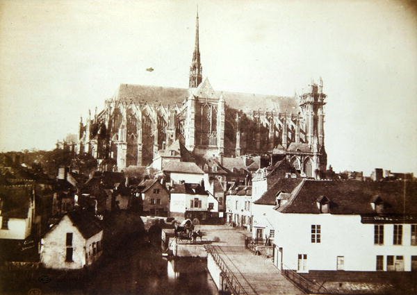Kathedraal van Amiens, c.1851-52 door Henri Jean Louis Le Secq