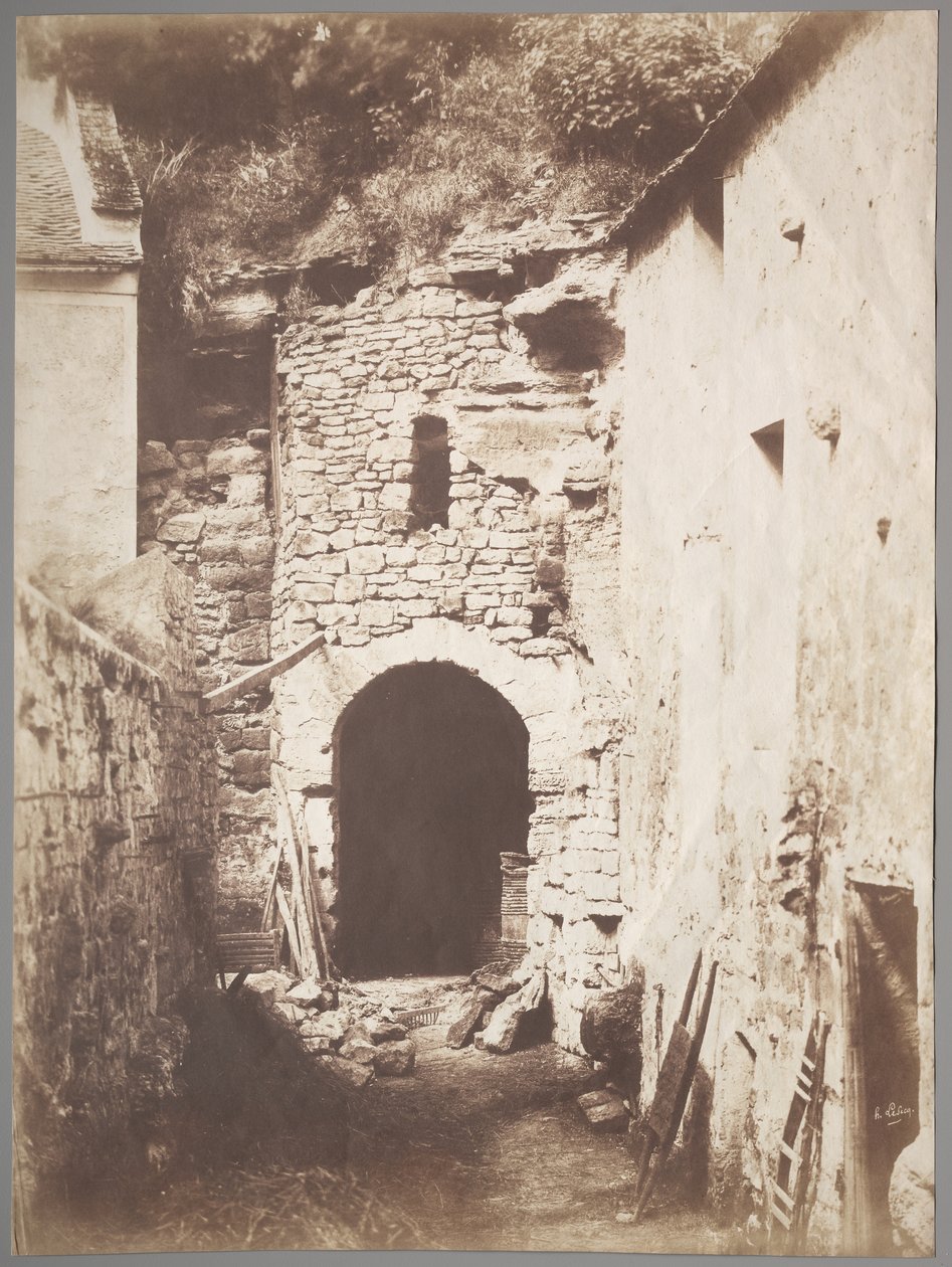 Achter de Troglodietenboerderij door Henri Le Secq